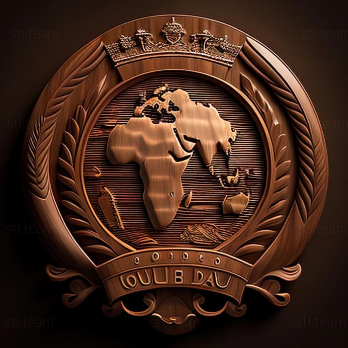 3D модель Экваториальная Гвинея Республика Экваториальная Гвинея (STL)
